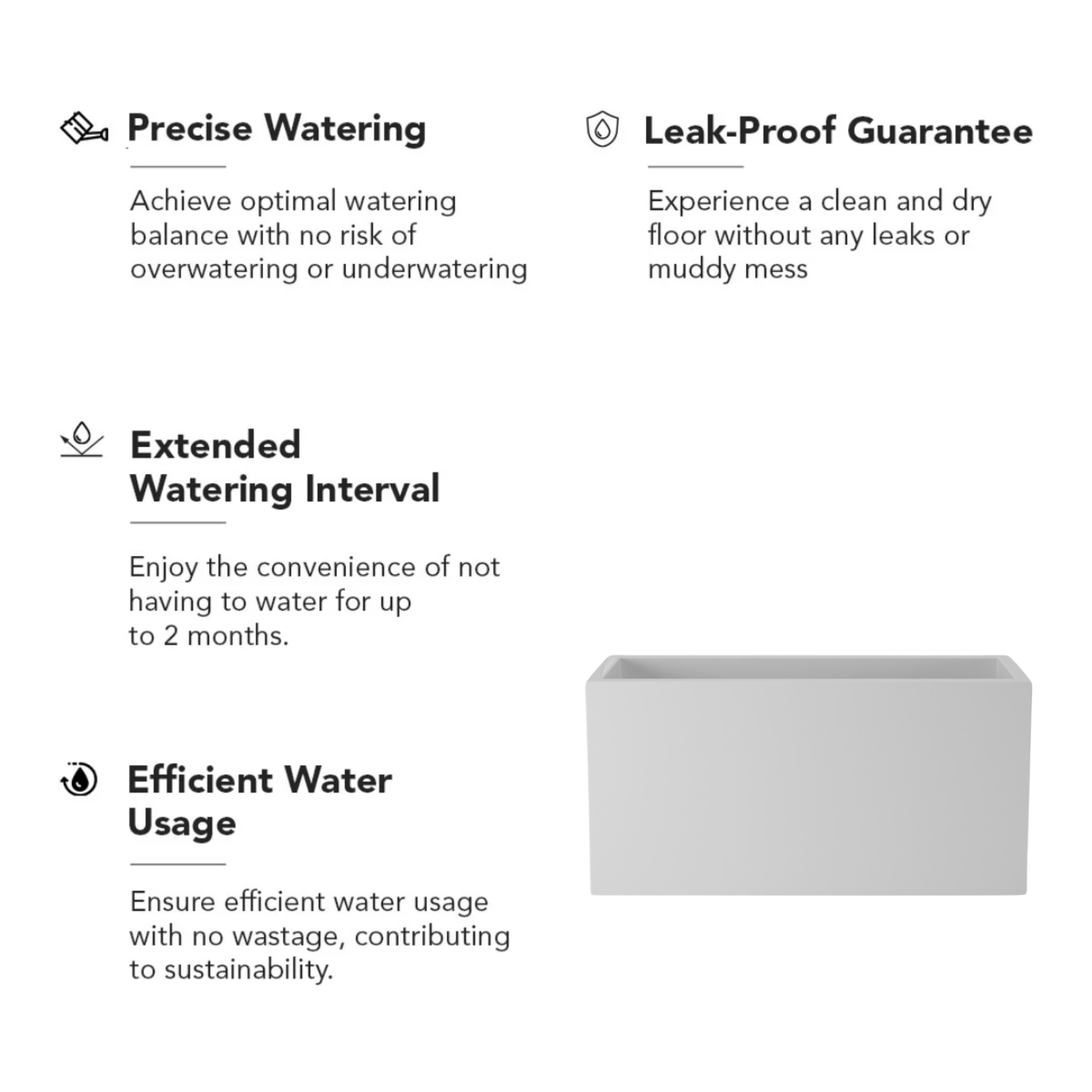 Mod Aura - Self Watering Planter