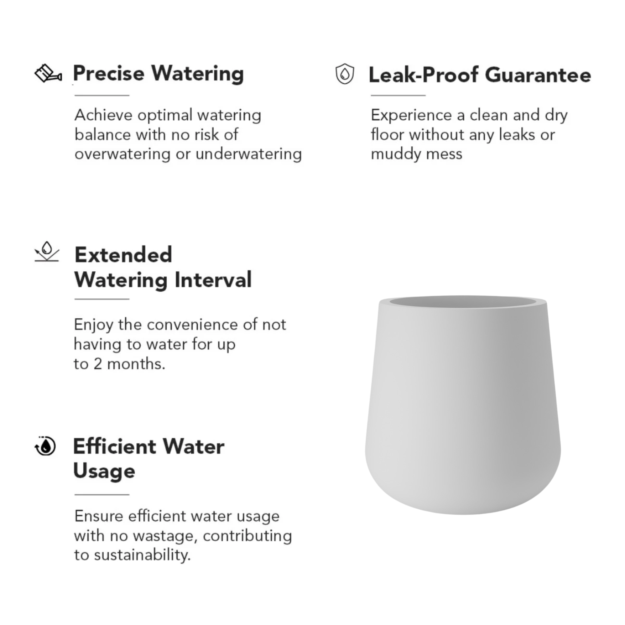 Nov Exp Self Watering Planter