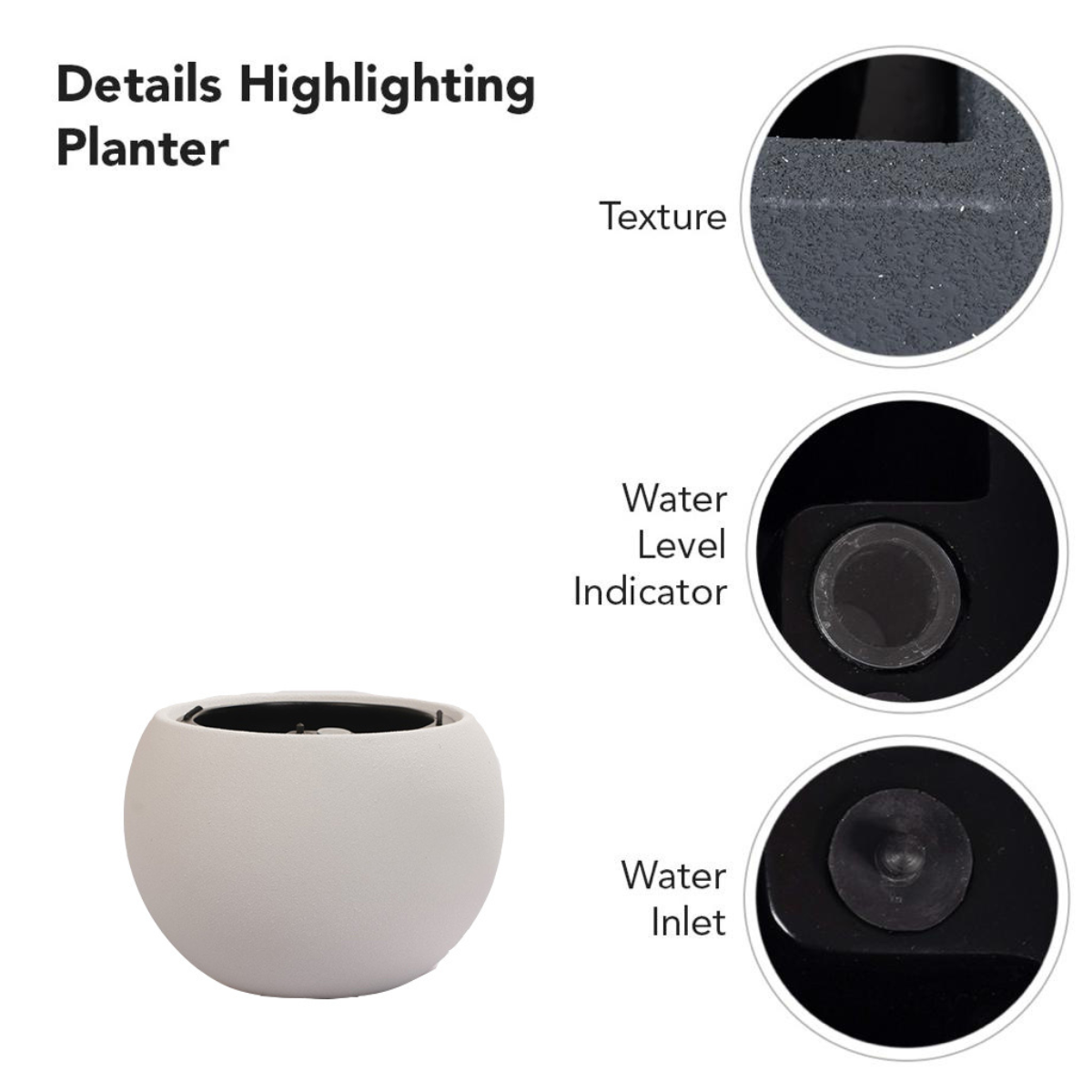 Rou Compe Self Watering Planter