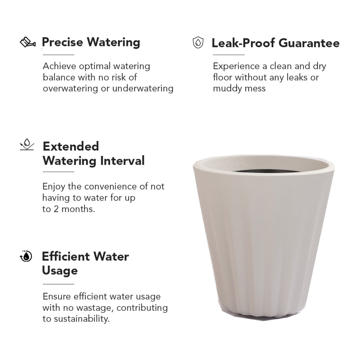 Ed Rad Self Watering Planter